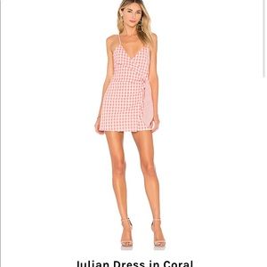 Lovers + Friends gingham mini dress